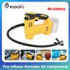 NONE Compressore d'Aria Portatile Elettrico Podofo, Gonfiatore per Pneumatici 150 PSI con Manometro Digitale per Auto e Camion