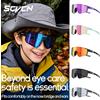 SCVCN Occhiali da Sole Sportivi SCVCN per Ragazze, Occhiali da Ciclismo per Bambini, Lenti Fotocromatiche UV400, Occhiali da Baseball per Ragazzi, Occhiali da Corsa