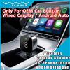 vyvylabs Nuovo Adattatore CarPlay Wireless 2-in-1 Vyvylabs, Plug-and-Play con Porta USB/USB-C, Accessorio Auto per iPhone 10 e Android 11 o Superiore