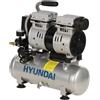 Hyundai 65712 Compressore Oil-Free 6L 750W 8 bar 160 L/m Supersilenziato 59 dB