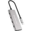 Conceptronic HUBBIES16G hub di interfaccia USB 3.2 Gen 2 (3.1 Gen 2) Type-C 10000 Mbit/s Grigio