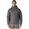 Patagonia Down Sweater Hoody M - giacca piumino - uomo, Forge Grey w/Forge Grey
