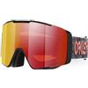 Oakley Line Miner Pro L - maschera da sci, GLOSS Black