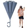 Generic Ombrello inverso, ombrello lungo inverso | Ombrello lungo impermeabile invertito,Ombrello antivento per uomo adulto e donna, adatto a tutte le condizioni atmosferiche per viaggiare,