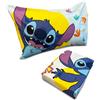 HERMET Set Lenzuolo Letto Singolo Stitch in Flanella