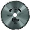 Tivoly Xt50514004476 - Lama circolare con finitura Ø 254 mm, foro 30 mm, 80 denti carburo, per sega radiale o stazionaria