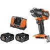AEG BSS18MTF12BL-402C Avvitatore ad Impulsi Brushless 18V a Media Coppia, Senza Batteria, Attacco 1/2˝ Quadro, 180mm di Lunghezza, 4 Modalità di Utilizzo (inclusa Auto), Fino a 785Nm di Coppia