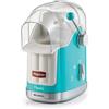 Ariete 2958 Pop Corn Maker Party Time, Macchina per pop corn con leva, 1100 Watt, Capacità 600 g, Cottura ad aria calda senza grassi, Celeste