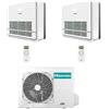 Hisense Climatizzatore Condizionatore Hisense Console Serie Turbo R32 Dual Split Inverter 9000 + 12000 BTU con U.E. 2AMW52U4RXC NOVITÁ Classe A++/A+