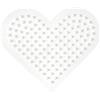 Hama Pegboard 236 - Piattaforma di Gioco per fusti a chiodino, a Forma di Cuore