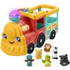 Fisher-Price Treno ABC Little People di Fisher-Price con personaggi "Animal Friends", giocattolo educativo