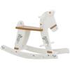 BLOOMINGVILLE MINI | Dondolo giocattolo, cavallo, bianco, MDF | L68xH48xP26,5 cm | 82062080