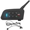 Dripio Auricolare Bluetooth per arbitri, interfono per 4 persone, portata 1500 metri, impermeabile