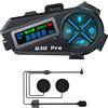 Dripio Cuffie Bluetooth 5.4 per moto, impermeabili, con audio HiFi e stereo, adatte per bicicletta e sci
