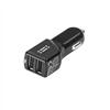 Dripio Caricabatterie da auto con 2 porte USB, 4,8 A, colore nero, compatibile con iPhone e Samsung