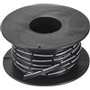 Dripio Cavo piatto in silicone, 28 AWG, 3 conduttori, 10 metri, nero
