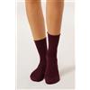Calzedonia Calzini In Lana E Cotone Bordeaux