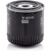 Mann Filter MANN-FILTER, W 920/48 Filtro olio | Per Autovetture, Massime prestazioni filtranti, Protezione motore, Guarnizione alta qualità, Qualità originale OE