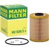 Mann Filter MANN-FILTER HU 926/3 x Filtro dell'olio - AUTOVETTURE + VEICOLI COMMERIALI