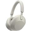 Sony WH-1000XM5 Premium Cuffie bluetooth con Cancellazione Rumore | Over-Ear, wireless, chiamate nitide, Hi-Res, 30 ore batteria, custodia rigida, iOS & Android, noise cancelling - Argento
