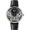 Ingersoll The Tennessee Mens 45mm Automatic Watch with Skeleton Twin Balance Wheel Dial and Leather Strap