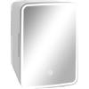 HOMCOM Frigorifero Cosmetici 10L Estremamente Silenzioso 12V/240V per Raffreddare e Riscaldare, Bianco | Aosom Italy