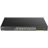 D-Link D-Link DGS-1250-28XMP switch di rete Gestito L3 Gigabit Ethernet (10/100/1000) Supporto Power over Ethernet (PoE) Nero DGS-1250-28XMP