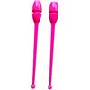 Kdjuope 2 Clavette da Ginnastica Ritmica, 34,3 Cm, Attrezzatura Professionale per Allenamento di Ginnastica, Accessori per Danza per Allenamento sul Palco, Fi, Rosa Rossa