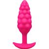 b-Vibe Bump Uniquely Textured Silicone Vibrating Plug Pink