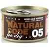 Natural Code for Dog 90 gr Agnello e Verdure - confezione da 6 pezzi - Cibo umido per cani - 1° ORDINE? 20% di sconto SU BRAND ESCLUSIVI, codice BZR20