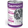 Monge Gemon Dog Bocconi Adult Maxi 1,25 kg Maiale - confezione da 6 pezzi - Cibo umido per cani - 1° ORDINE? 20% di sconto SU BRAND ESCLUSIVI, codice BZR20