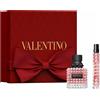 VALENTINO Born In Roma Donna Pink Eau De Parfum + Travel Spray Set 2 pz Cofanetto Profumato 50 ml + 10 ml