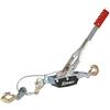 Ribimex Argano Manuale a Fune, Trazione Massima 4 Tonnellate, Cavo in Acciaio da 3 m, Braccio da 50 cm con Impugnatura Ergonomica, Ideale per Traino di Veicoli, Barche e Attrezzature - PRTIRF4T