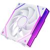 AsiaHorse NyotaUltra Pro ARGB Ventilatore PC 120 mm RGB Daisy Chain [Infinity Mirror] [HDB] 58,5 CFM/2000 rpm 2,07MMH2O 4 pin PWN 5V 3 pin ARGB