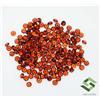 SBI Gems Naturale Granato Rosso Taglio Rotondo 1.50 MM Lotto 50 Pezzi 0.88 K Non Trattato