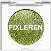 Fixleren Palette di ombretti con glitter camaleonte, ombretti metallici cangianti, a lunga durata, glitter olografici multicromati (Green Shimmer-29)