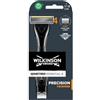 Wilkinson Sword Rasoio Quattro Titanium Precision con 1 Quadrilama e Regolabarba Integrato - 86 g