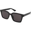 Gucci GG1582SK 001 | Occhiali da Sole Graduati o Non Graduati | Prova Online | Plastica | Quadrati | Nero | Adrialenti