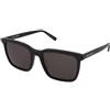 Saint Laurent SL 500 001 | Occhiali da Sole Graduati o Non Graduati | Prova Online | Unisex | Plastica | Quadrati | Nero | Adrialenti