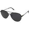 Polaroid PLD 4142/G/S/X 807/M9 | Occhiali da Sole Graduati o Non Graduati | Prova Online | Unisex | Metallo | Pilot | Nero | Adrialenti
