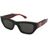 Gucci GG2116S 001 | Occhiali da Sole Graduati o Non Graduati | Prova Online | Plastica | Cat Eye | Nero | Adrialenti