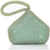 BABEYOND Pochette Donna Argento Strass Clutch Cerimonia Borsetta da Sera Elegante Borsa per Matrimonio Party Sposa