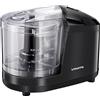 VINATO Tritatutto Elettrico da Cucina 350 ml per Carne, Cipolle & Verdure | Tritatutto elettrico 200 W: 2 lame inox, bicchiere 350 ml, un pulsante, smontabile e lavabile in lavastoviglie