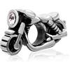 Jiarong Charms Charm a forma di treno, in argento sterling 925, charm per braccialetti Pandora, adatto per anniversario, per bracciali Pandora con charm