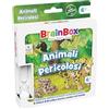 Asmodee BrainBox Animali Pericolosi, Gioco da Tavolo Tascabile, 6+ Anni, 1+ Giocatori, Edizione in Italiano