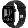 Apple Watch Series 12 GPS, cassa 42 mm in alluminio nero con cinturino Sport ner