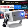 Gaimoo 4K Proiettore HiFi Audio con Wifi e BT 1080P Nativo, One-Click Use Apps |