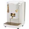 Faber Piccola Slot Brass Edition Macchina Per Caffe Con Pressacialda In Ottone Telaio In Metallo Con Elementi Dorati Bianco E Frontale In Policarbonato Bianco