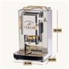 Faber Pro Deluxe Macchina Per Caffe Con Pressacialda In Ottone Telaio Interamente In Acciaio Inox