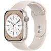 Apple Watch Series 8 Alluminio 45 mm (2022) | GPS | Galassia | Cinturino Sport Galassia M/L - molto buono